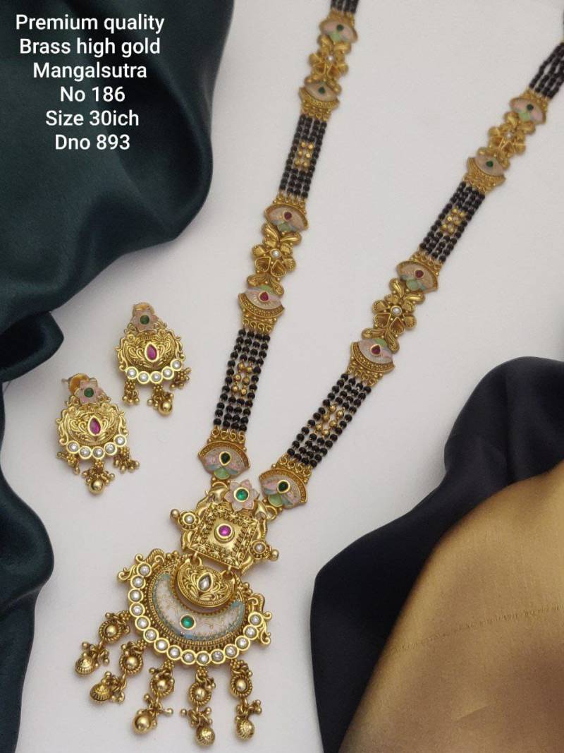 Premium Quality Brass High Gold Mangalsutra 2