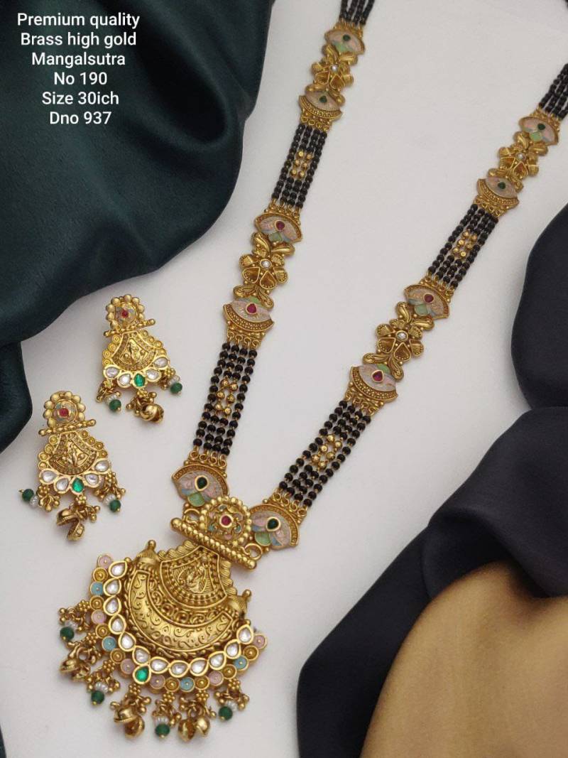 Premium Quality Brass High Gold Mangalsutra 2