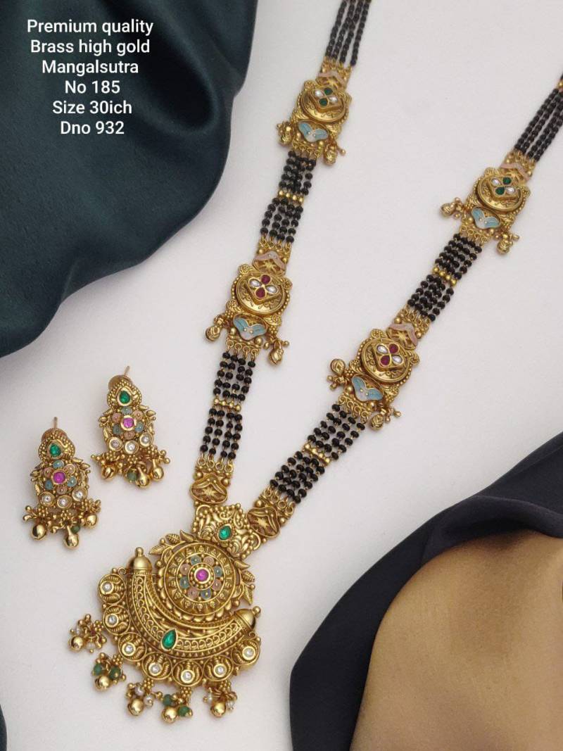 Premium Quality Brass High Gold Mangalsutra 2