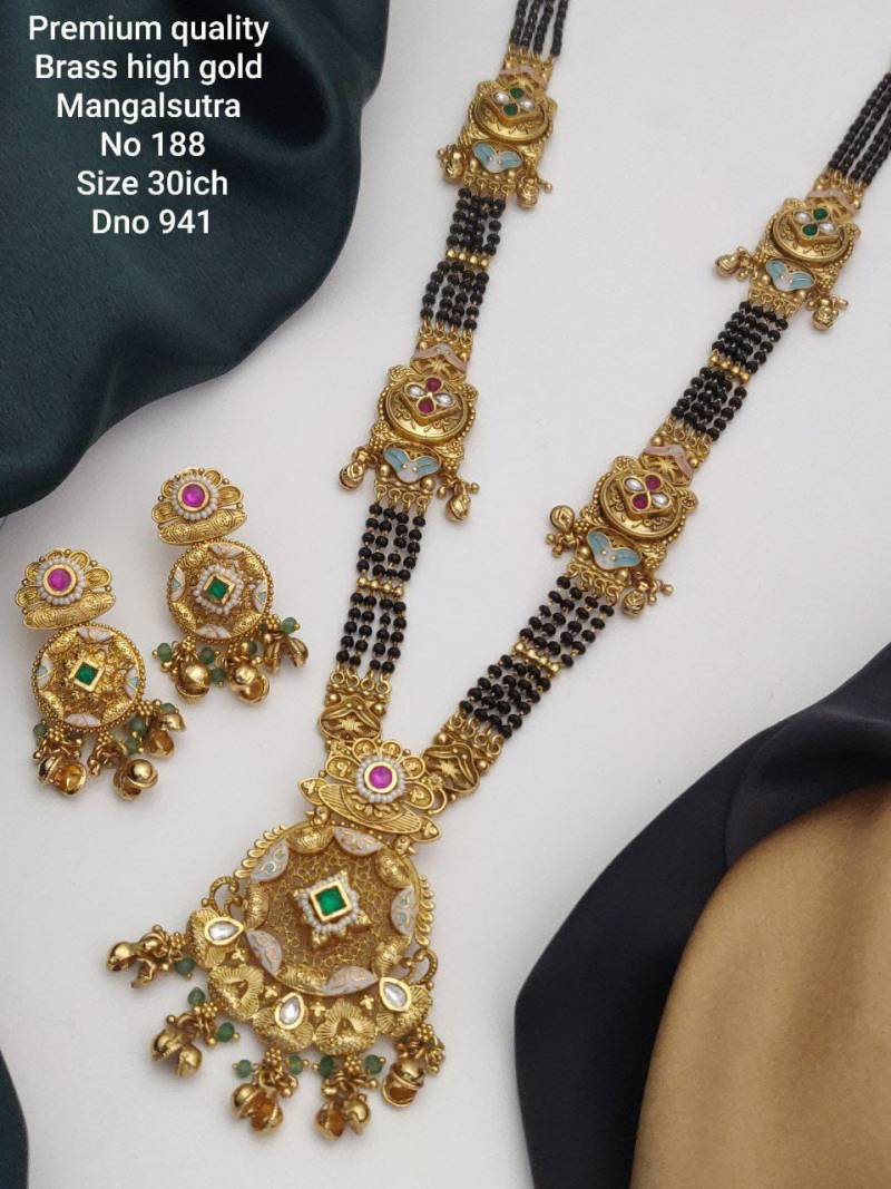 Premium Quality Brass High Gold Mangalsutra 2