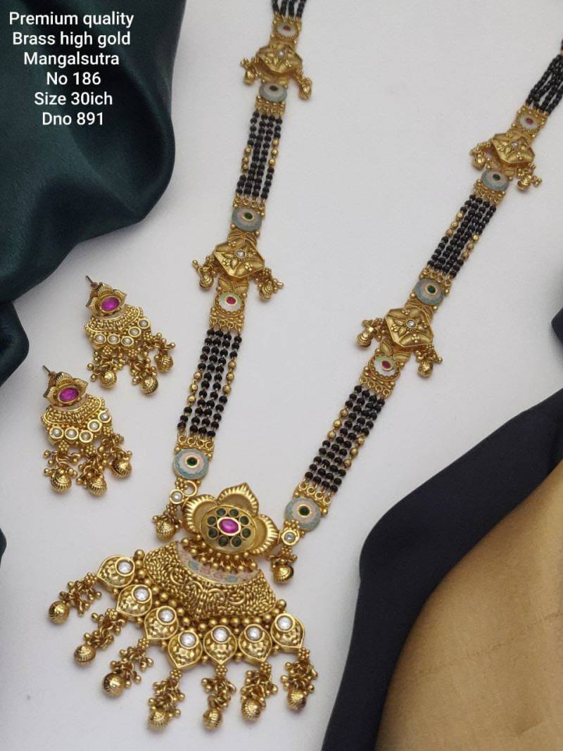 Premium Quality Brass High Gold Mangalsutra 2