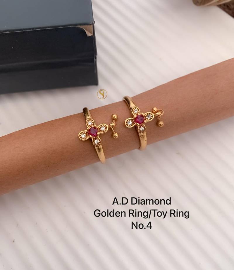 Ad Diamond Matt Golden Ring 3 (26 Pcs)