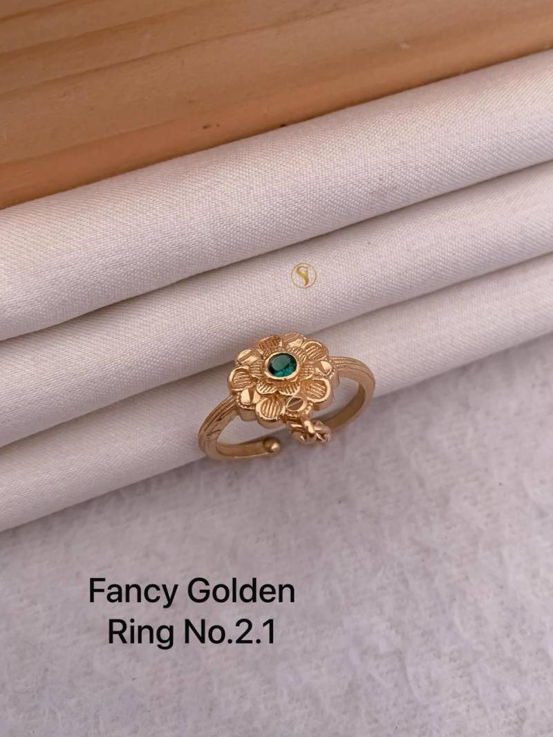 Ad Diamond Matt Golden Ring 3 (26 Pcs)