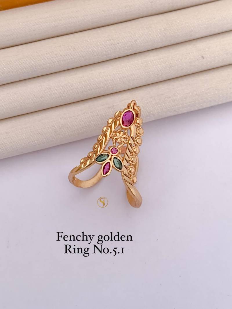 Ad Diamond Matt Golden Ring 3 (26 Pcs)