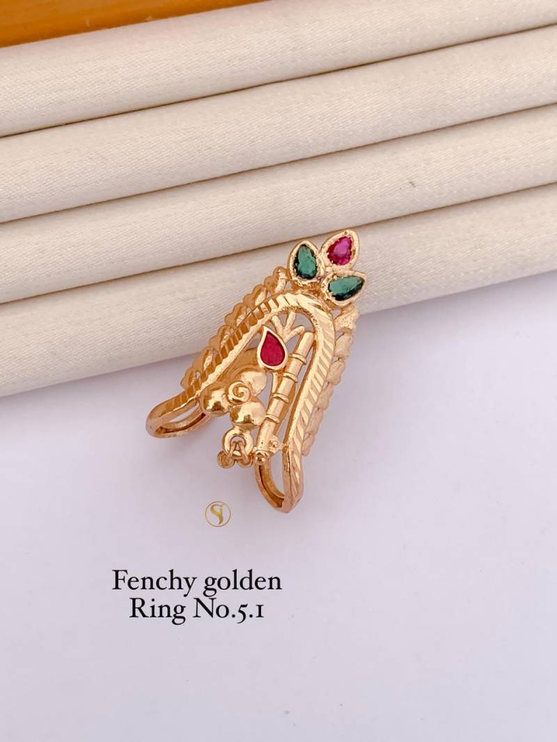 Ad Diamond Matt Golden Ring 3 (26 Pcs)