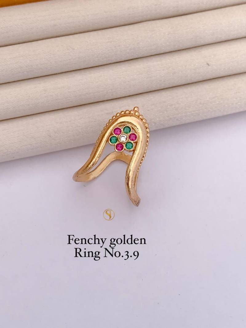 Ad Diamond Matt Golden Ring 3 (26 Pcs)
