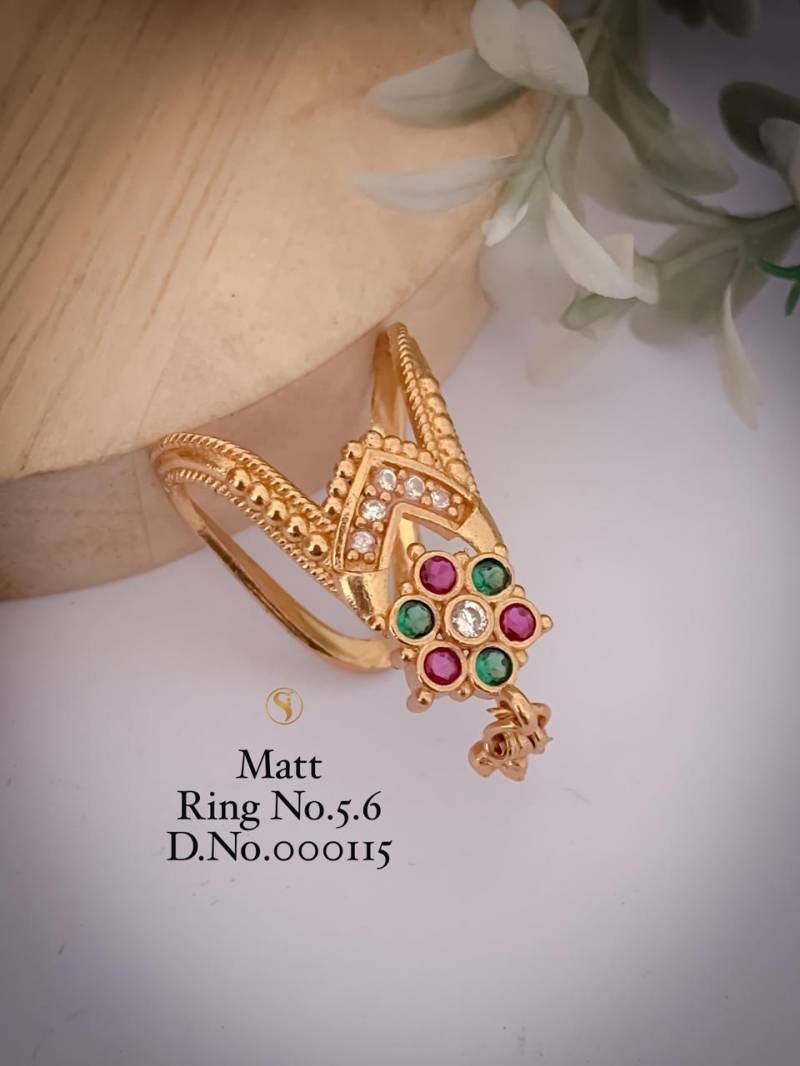 Ad Diamond Matt Golden Ring 3 (26 Pcs)