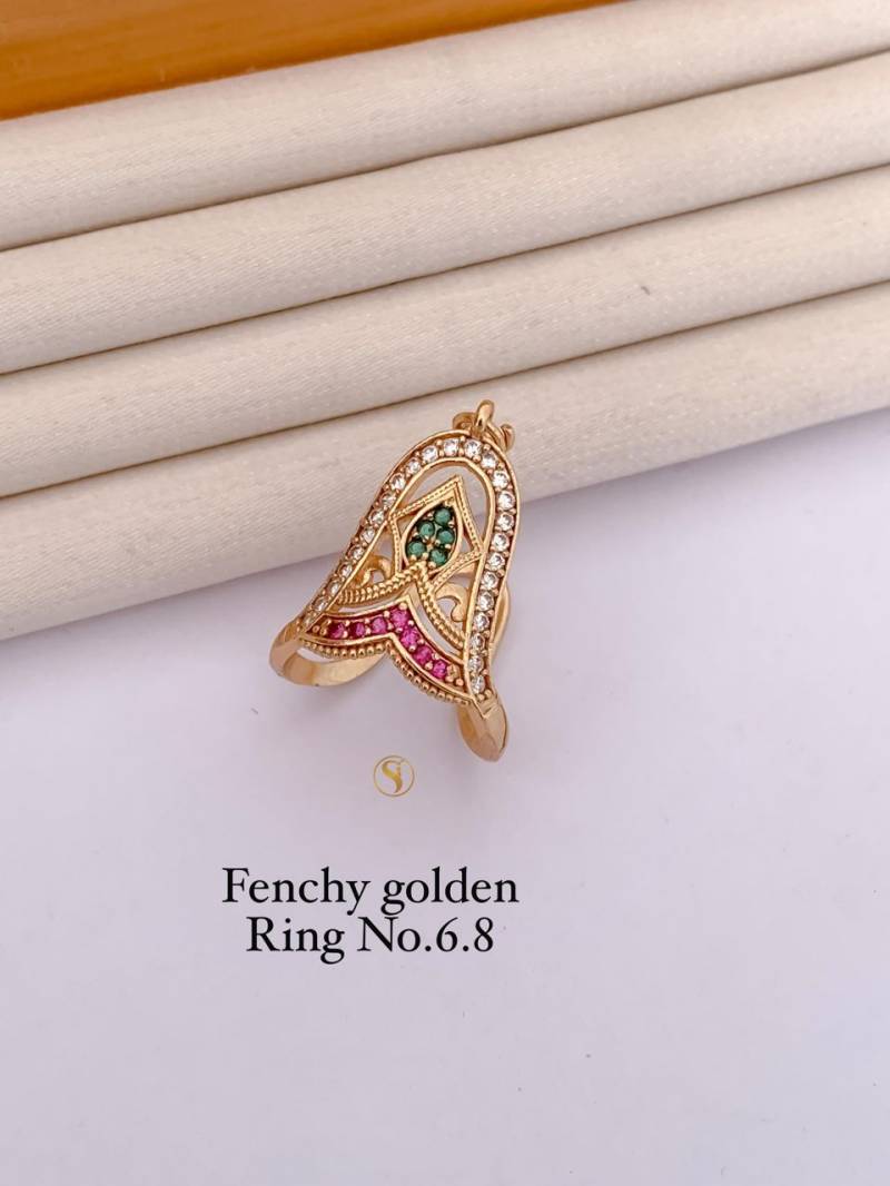 Ad Diamond Matt Golden Ring 4 (13 Pcs)