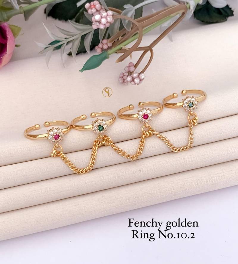 Ad Diamond Matt Golden Ring 4 (13 Pcs)