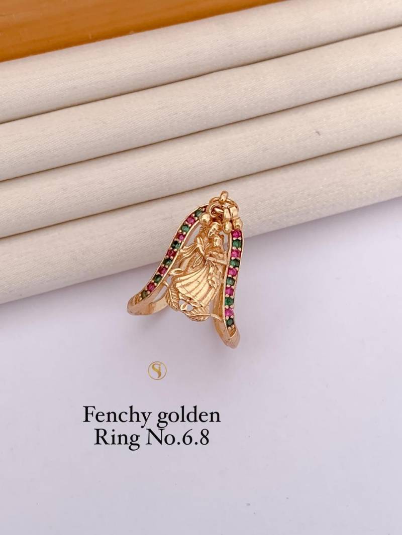 Ad Diamond Matt Golden Ring 4 (13 Pcs)