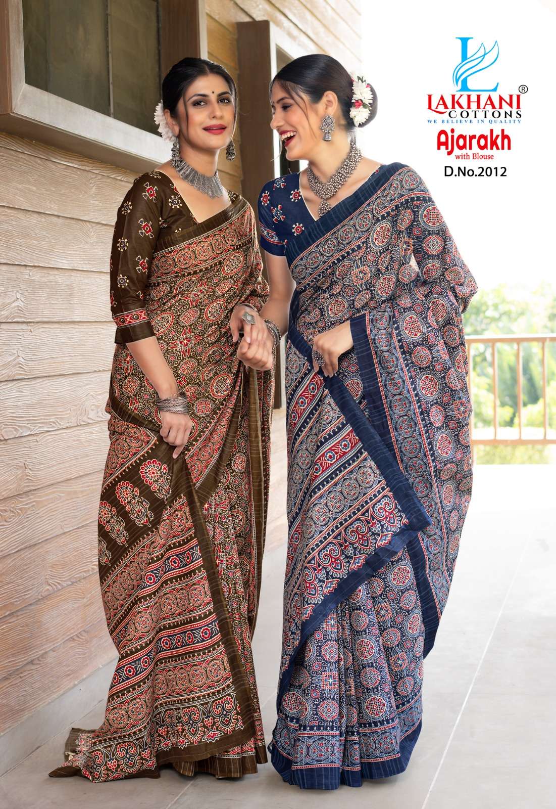 Lakhani Cotton Ajrakh Vol-2