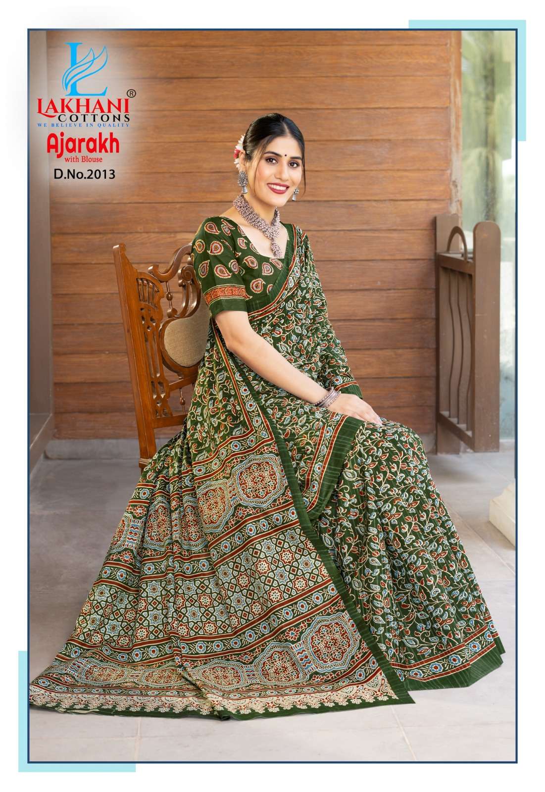 Lakhani Cotton Ajrakh Vol-2