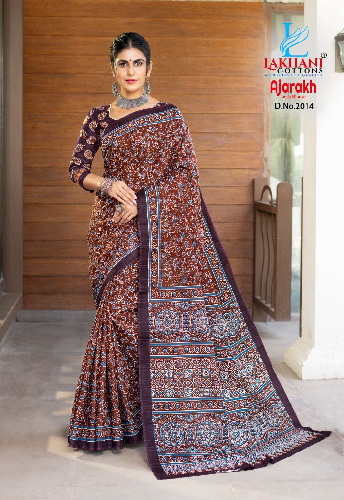 Lakhani Cotton Ajrakh Vol-2