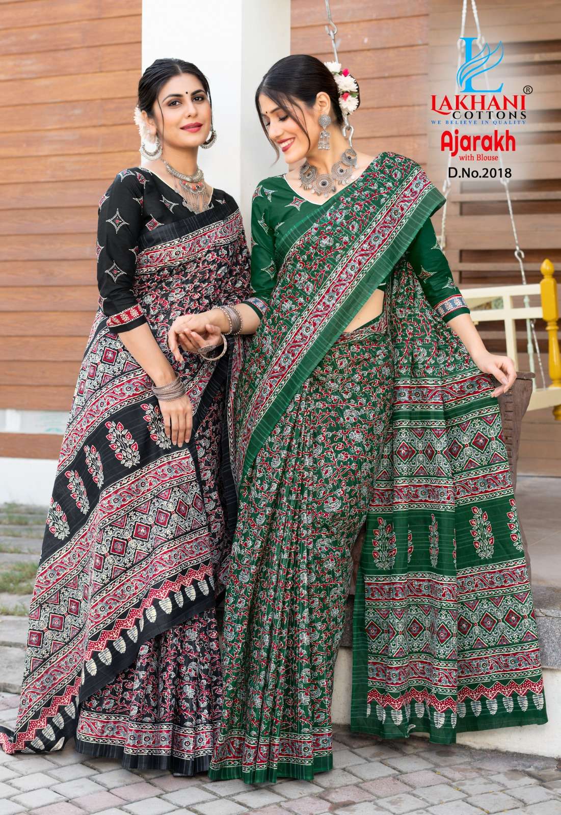 Lakhani Cotton Ajrakh Vol-2