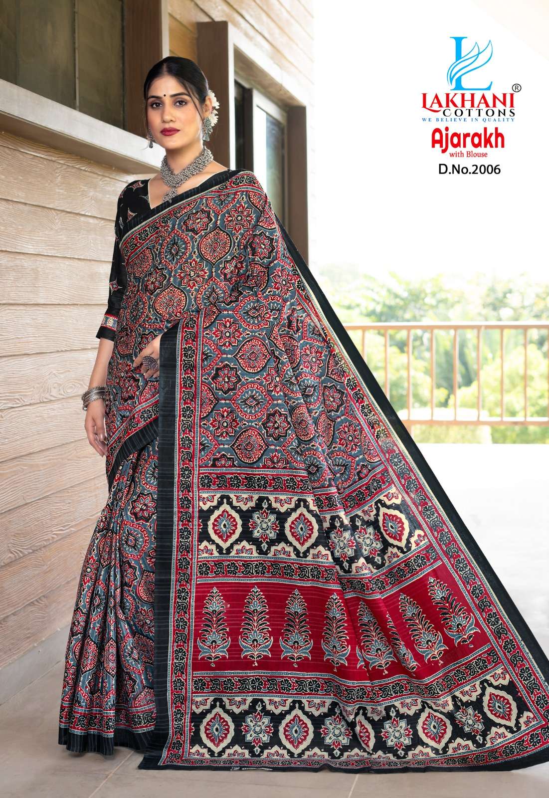 Lakhani Cotton Ajrakh Vol-2