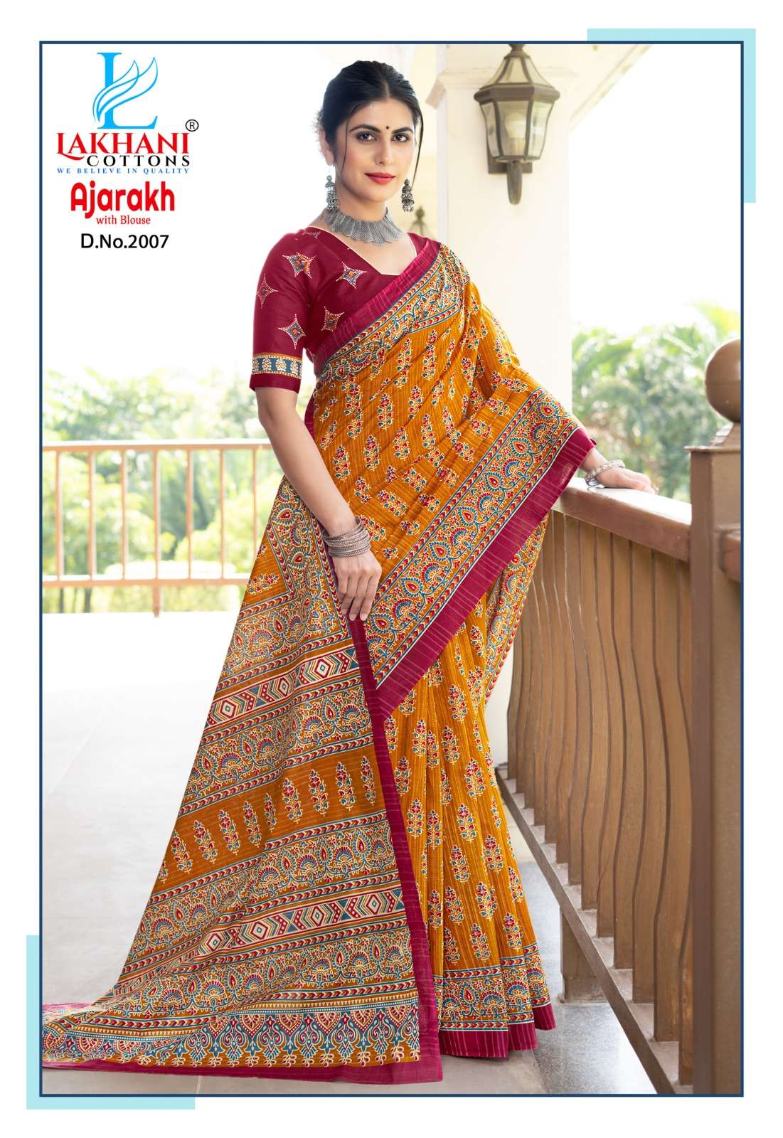 Lakhani Cotton Ajrakh Vol-2
