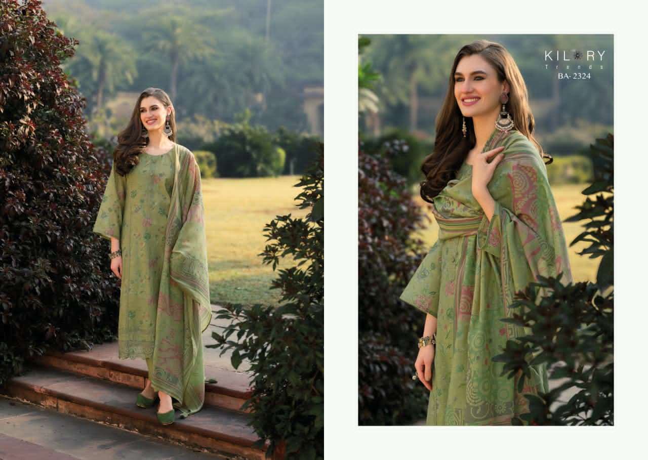 Kilory Bahaar Digital Printed Fancy Suit Dress Material Wholesale - Amrah Wholesale