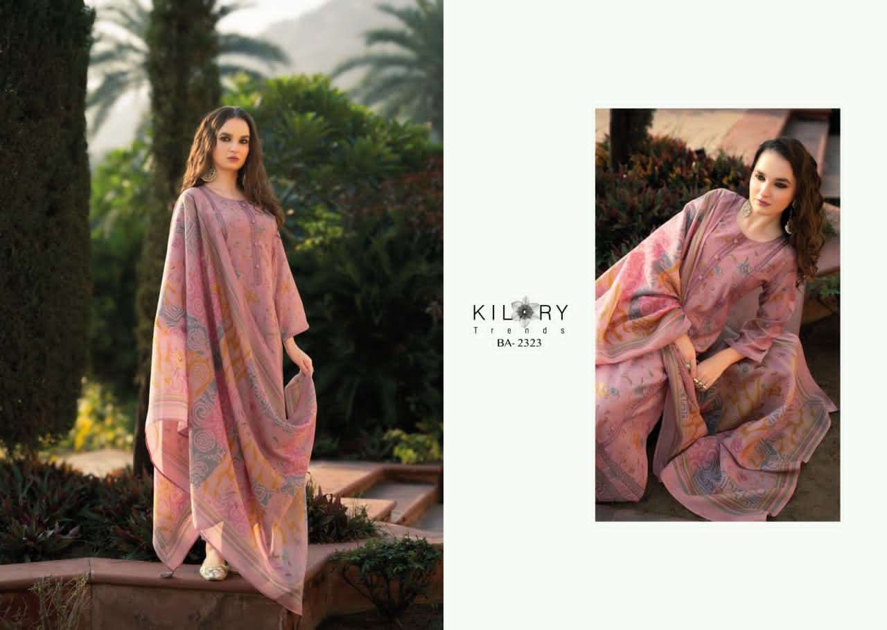 Kilory Bahaar Digital Printed Fancy Suit Dress Material Wholesale - Amrah Wholesale