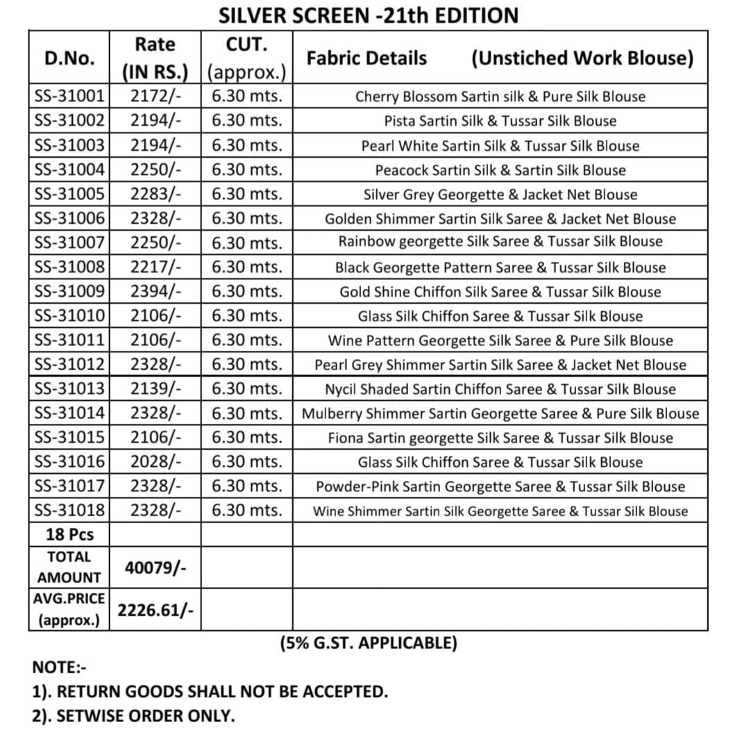 Tfh Silver Screen Vol-21