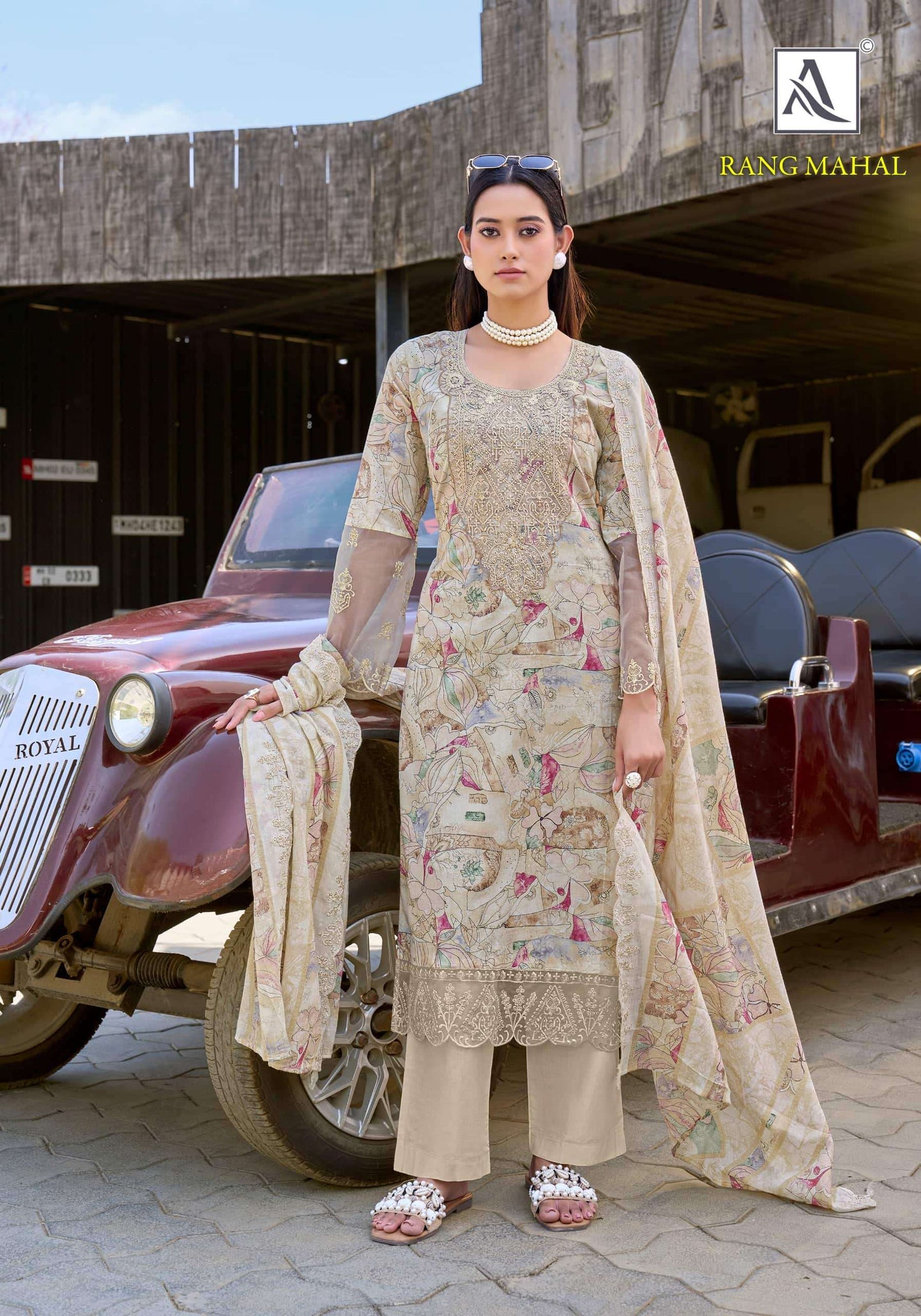 Alok Suit Rang Mahal Dress Material Wholesale Catalogue