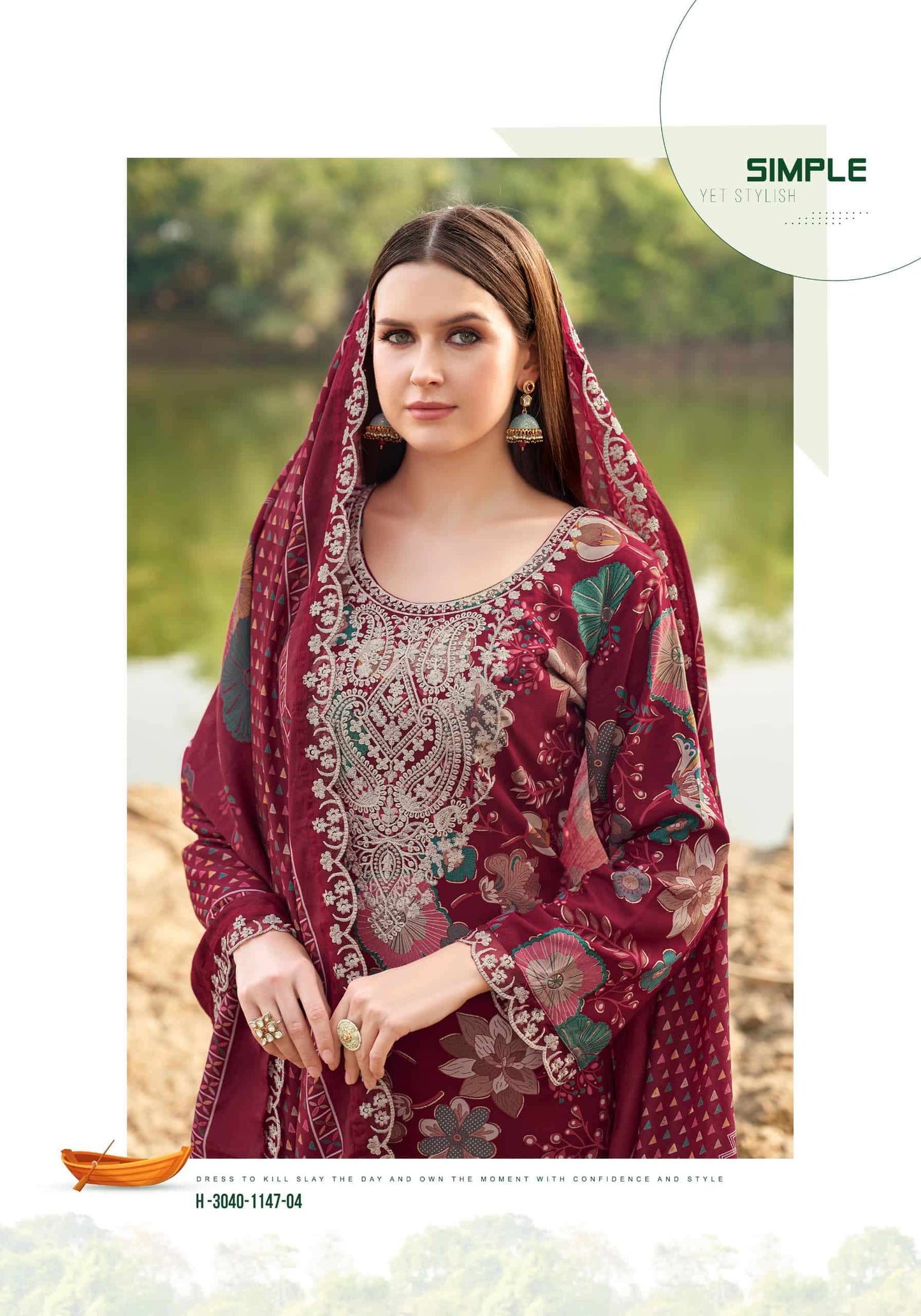Alok Suit Black Diamond Premium Edition 15 Rayon Dress Material