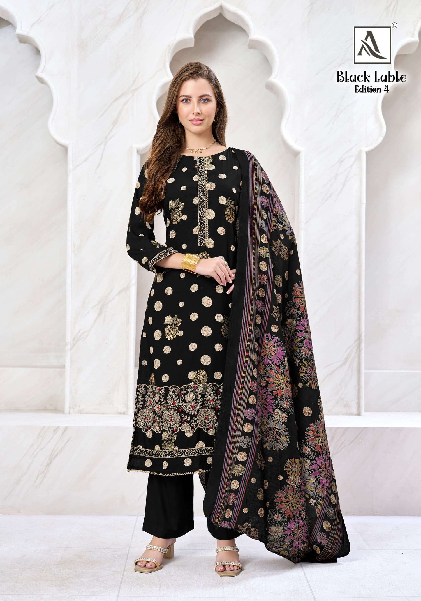 Alok Suit Black Lable Vol - 04 - Amrah Wholesale