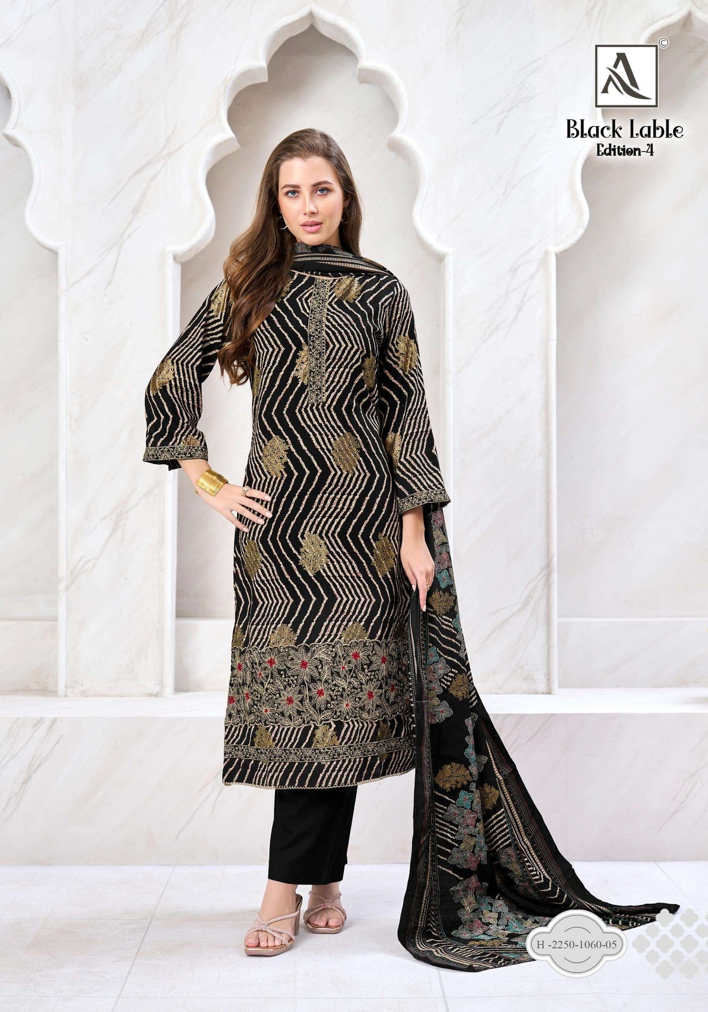 Alok Suit Black Lable Vol - 04 - Amrah Wholesale