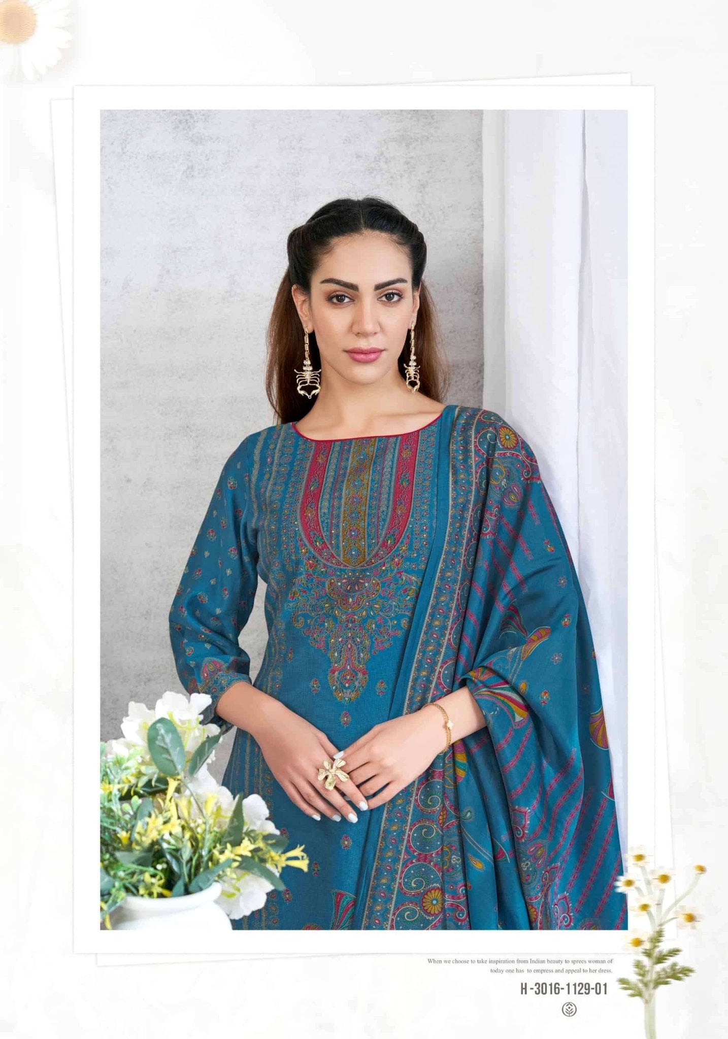 Alok Suit Dilreet Pure Modal Dress Material Wholesale - Amrah Wholesale