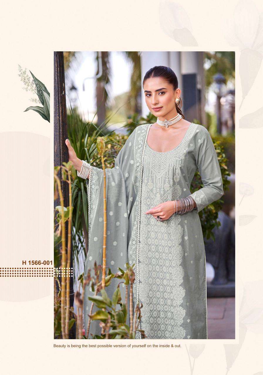 Alok Suit Himanshi Cotton Jacquard Dress Material - Amrah Wholesale