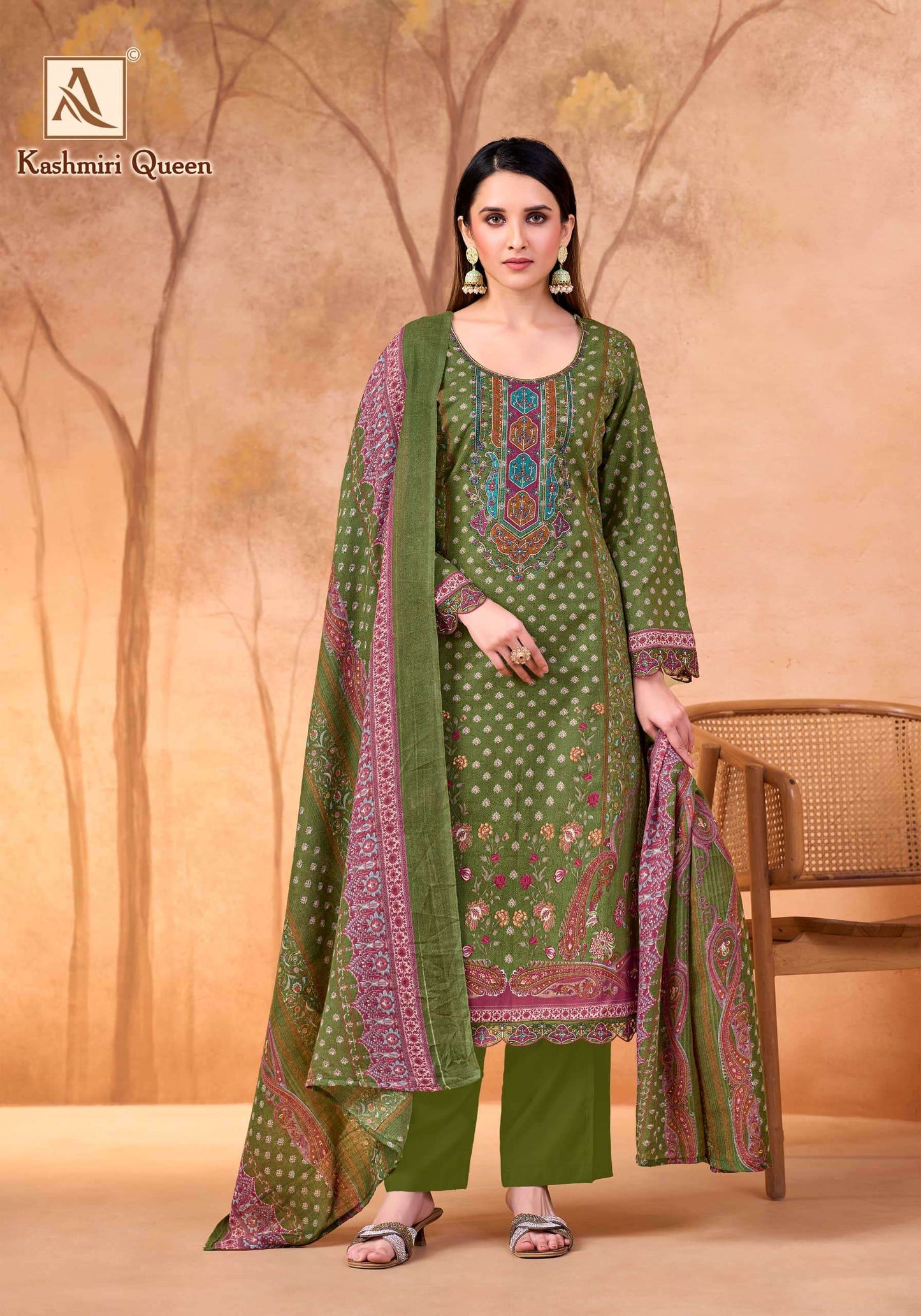 Alok Suit Kashmiri Queen - Amrah Wholesale
