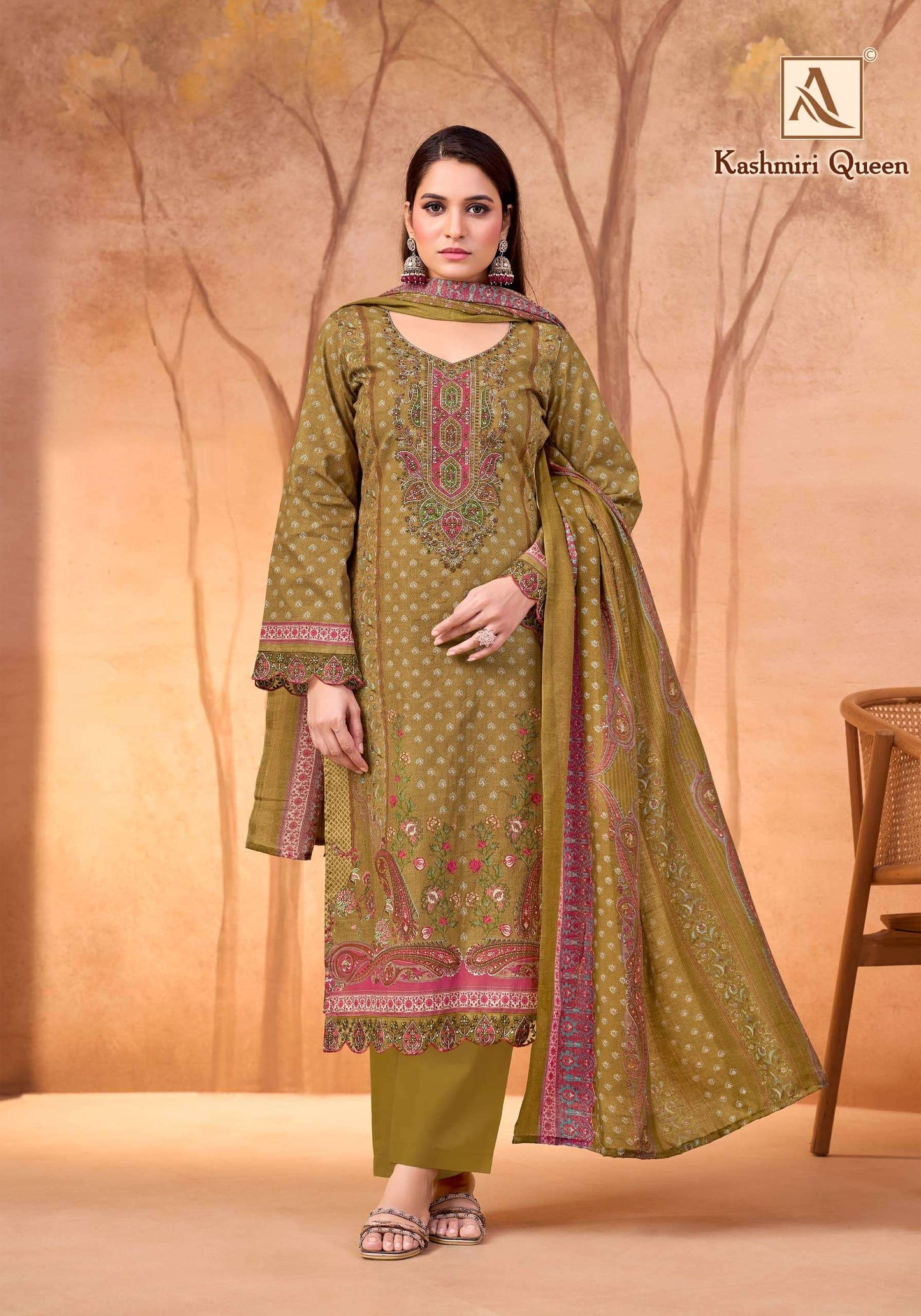 Alok Suit Kashmiri Queen - Amrah Wholesale
