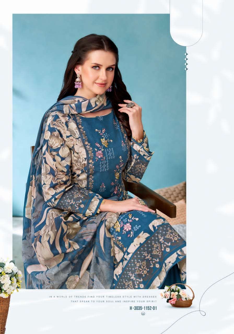 Alok Suit Rihaana Edition 18 Cambric Cotton Dress Material