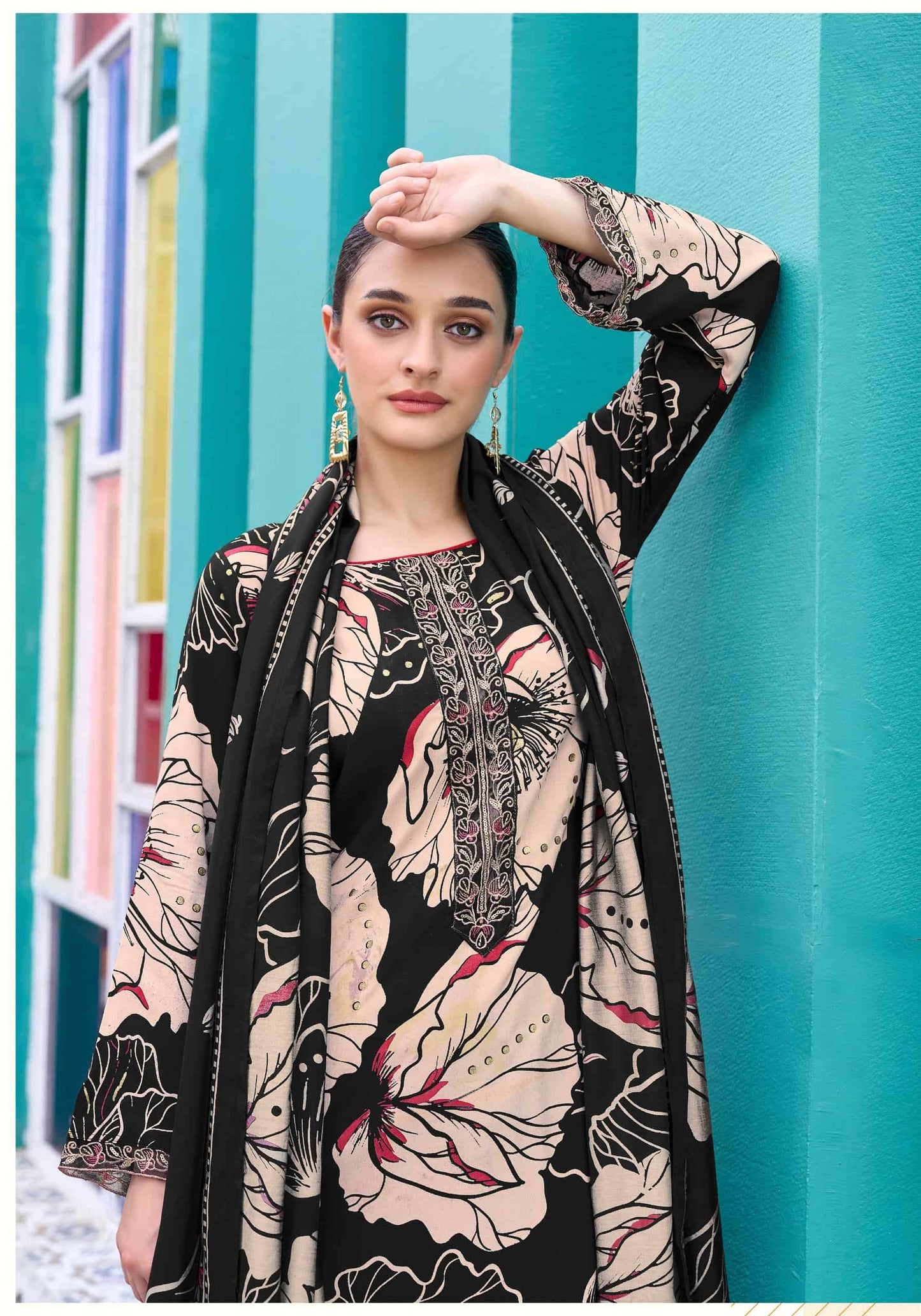 Alok Suit Turkish Edition 14 Viscose Rayon Dress Material