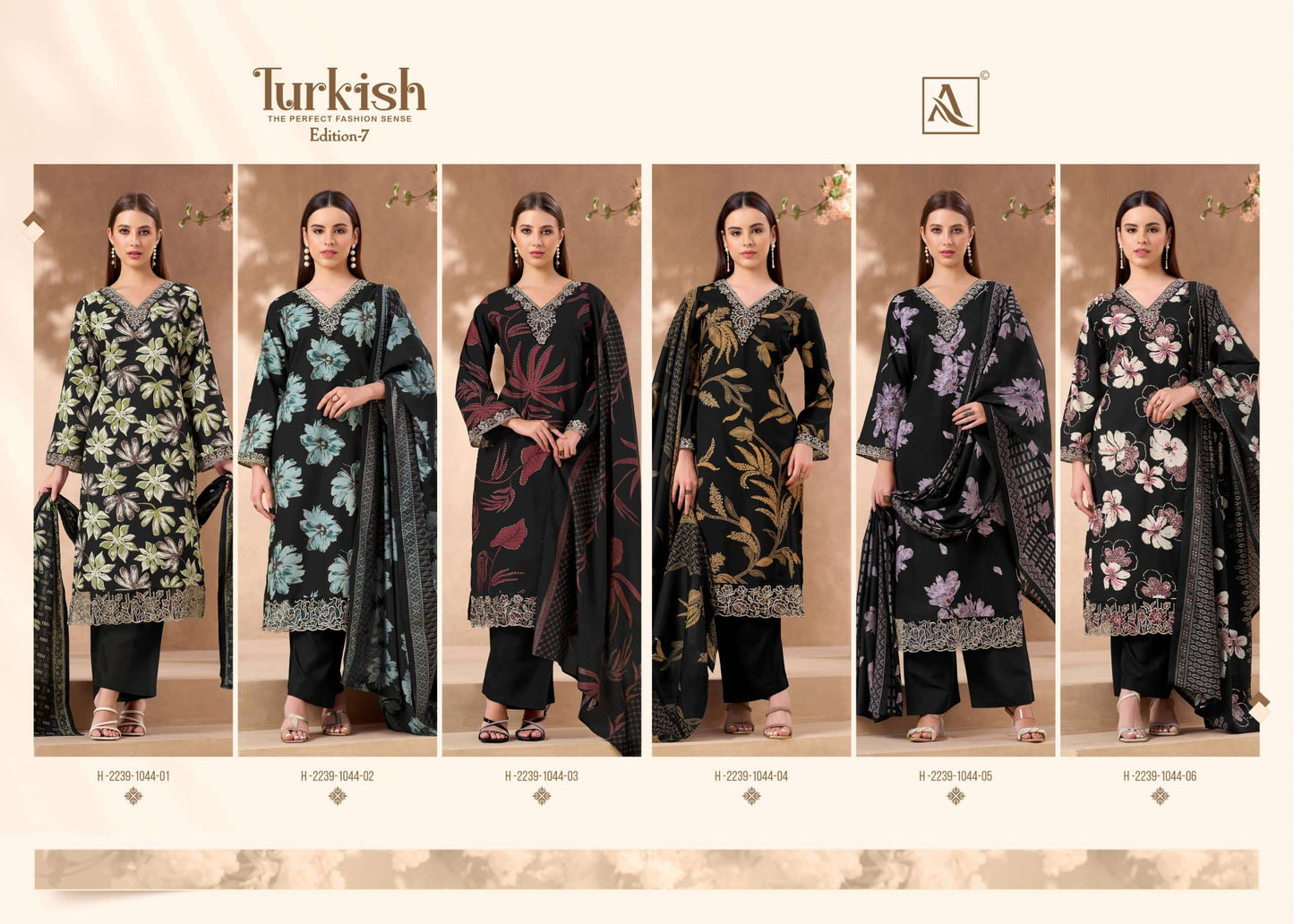 Alok Suit Turkish Vol - 07 - Amrah Wholesale
