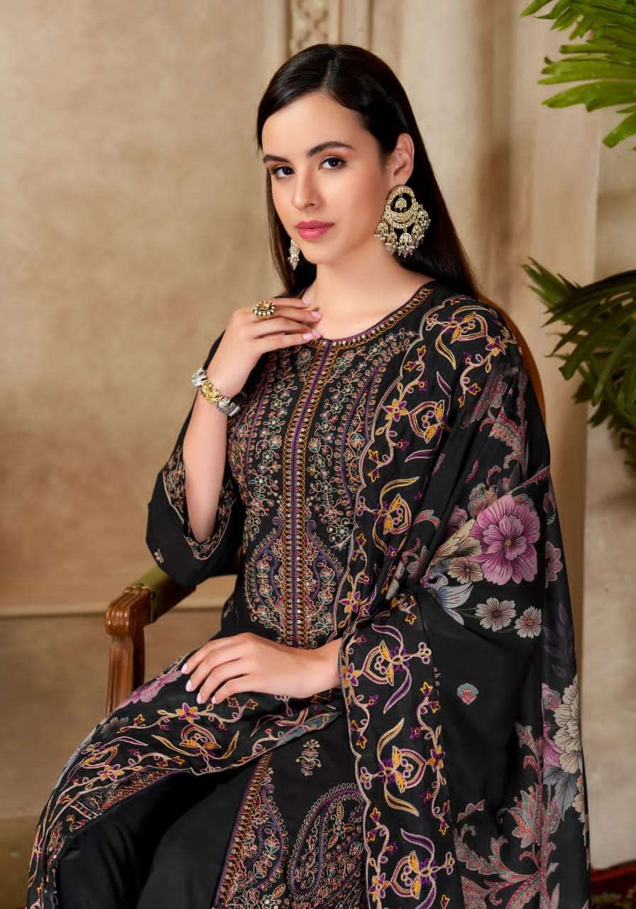 Alok Zara Line Cambric Cotton Pakistani Suit