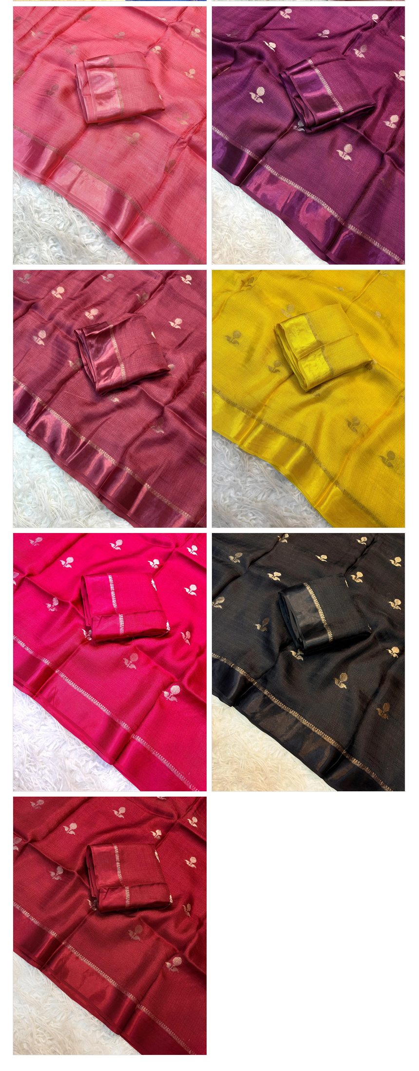 Amrah Wholesale Kc 218 Viscose Khadi Silk Saree Collection