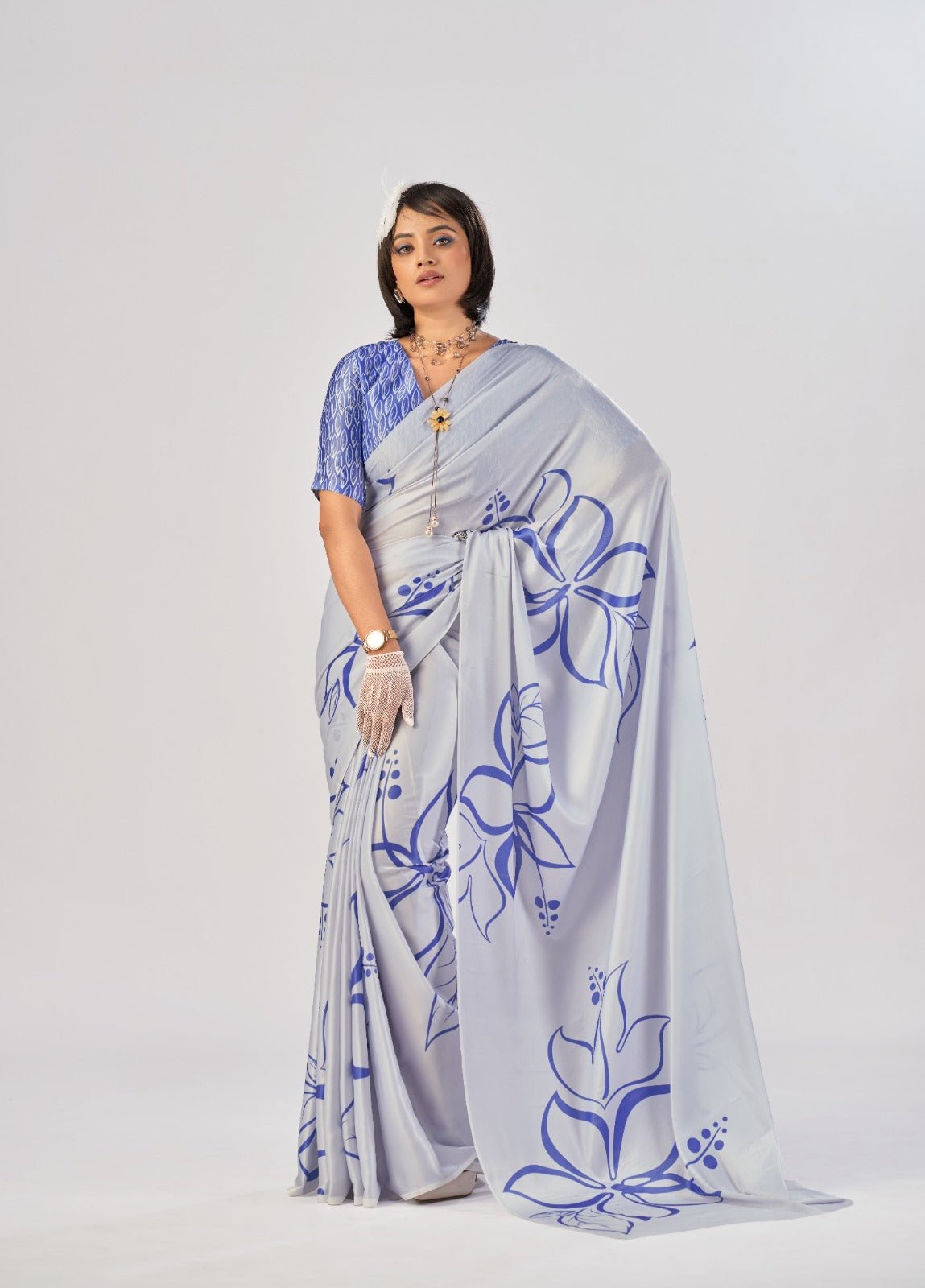 Taraa L 7016 Satin Silk Printed Saree Collection - Amrah Wholesale