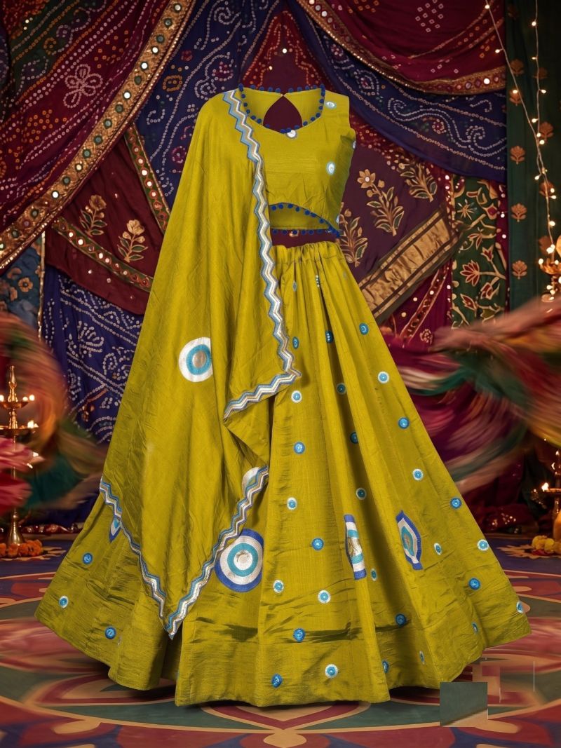 Amrah Wholesale Garbi Vol 1 Roman Silk Lehenga Choli