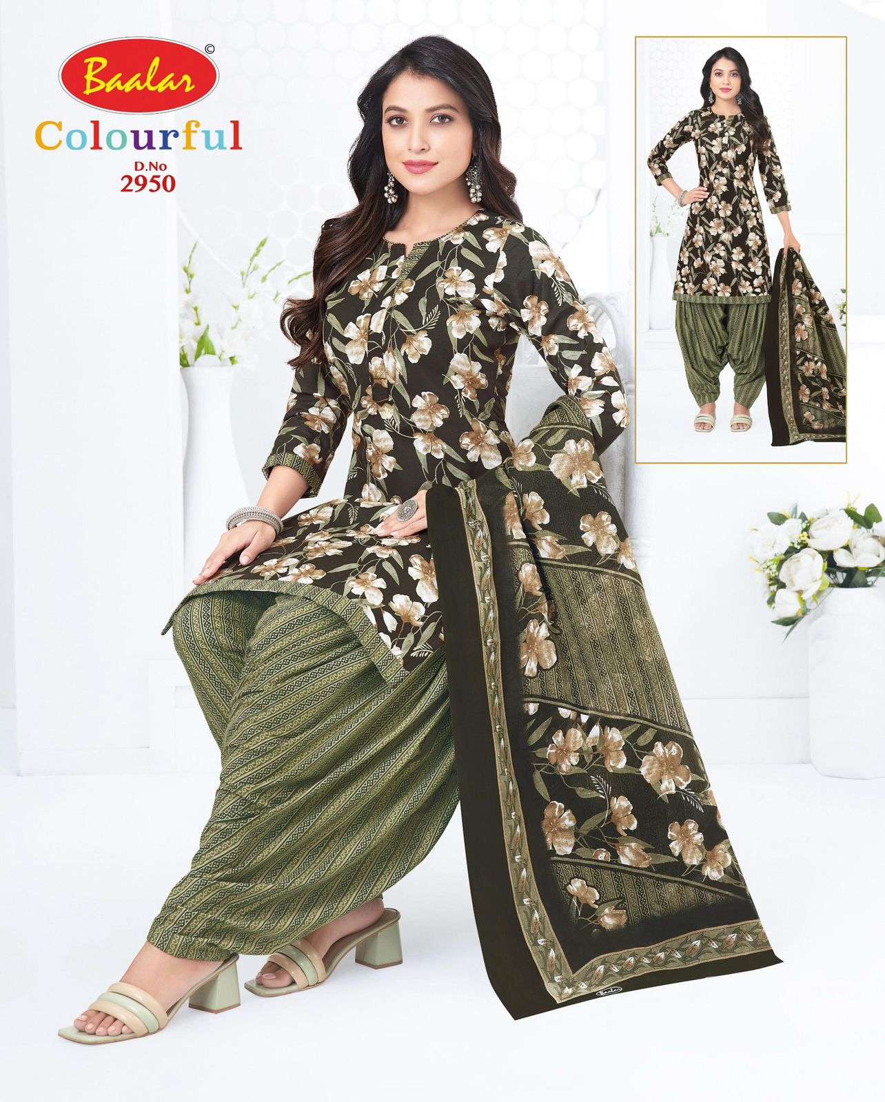 Baalar Colourful Vol 29 Pure Cotton Dress Material - Amrah Wholesale