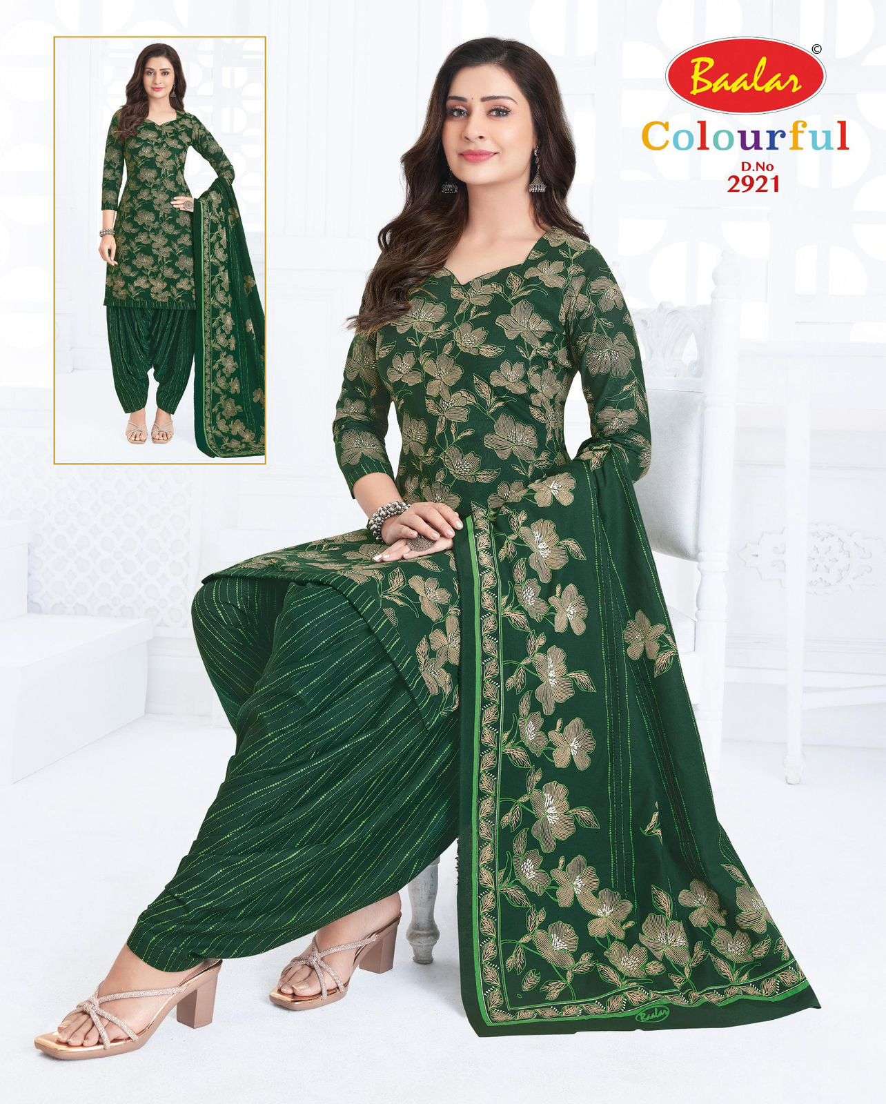 Baalar Colourful Vol 29 Pure Cotton Dress Material - Amrah Wholesale