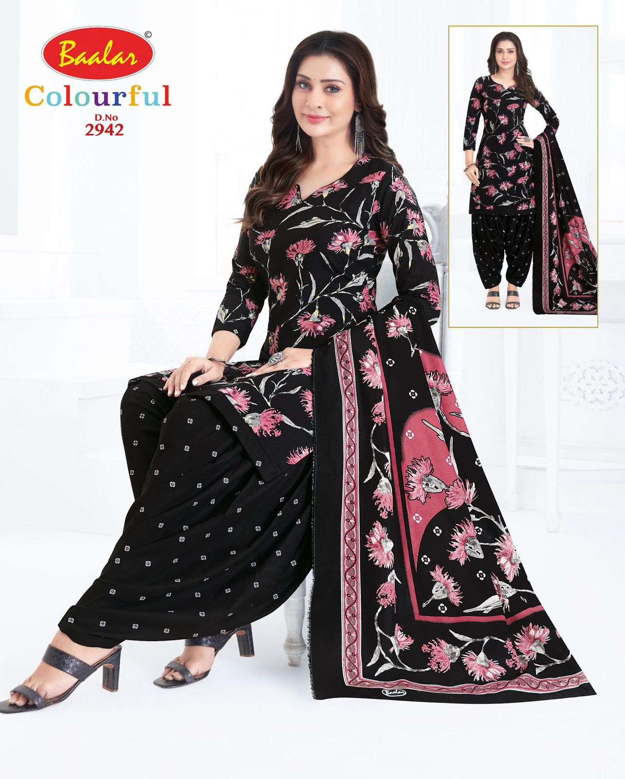 Baalar Colourful Vol 29 Pure Cotton Dress Material - Amrah Wholesale
