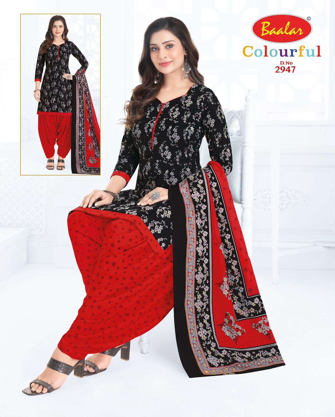 Baalar Colourful Vol 29 Pure Cotton Dress Material - Amrah Wholesale