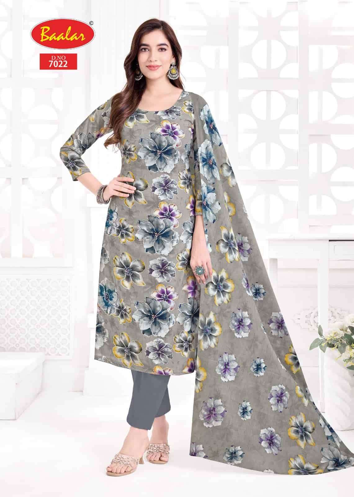 Baalar Pashmina Vol 7 Heavy Lawn Cotton Dress Material - Amrah Wholesale