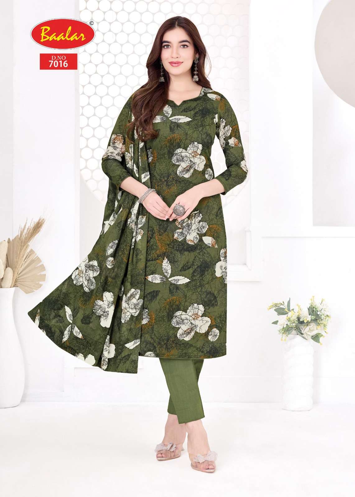 Baalar Pashmina Vol 7 Heavy Lawn Cotton Dress Material - Amrah Wholesale