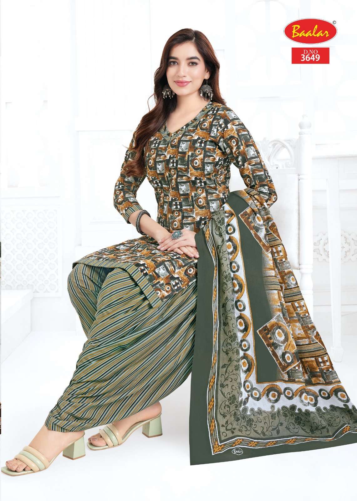 Baalar Fabrics Zaara Vol 36 Heavy Cotton Printed Dress Material