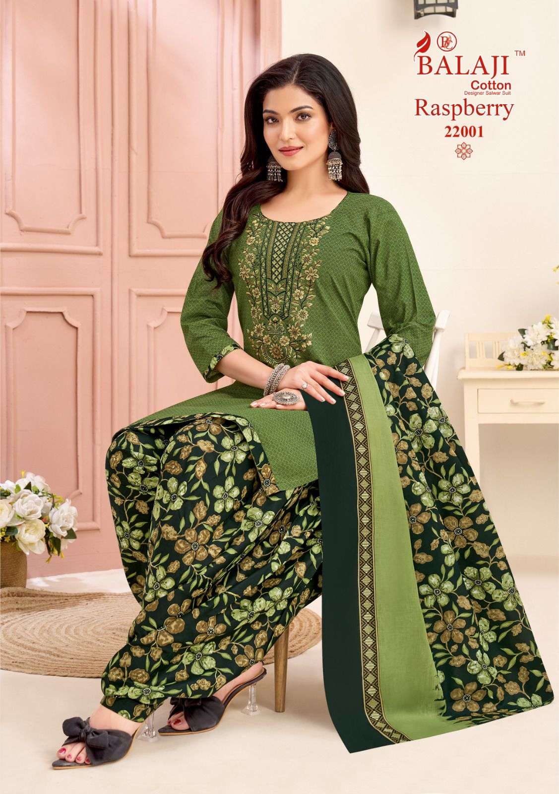 Balaji Cotton Raspberry Vol - 22 Cotton Dress Material Wholesale Surat India - Amrah Wholesale