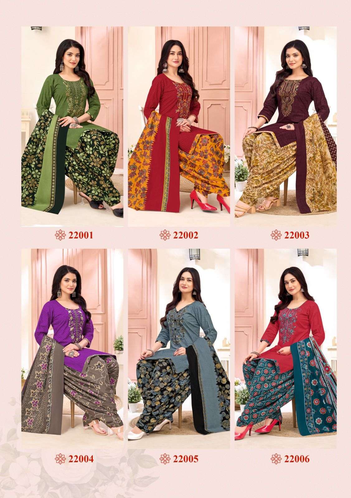 Balaji Cotton Raspberry Vol - 22 Cotton Dress Material Wholesale Surat India - Amrah Wholesale
