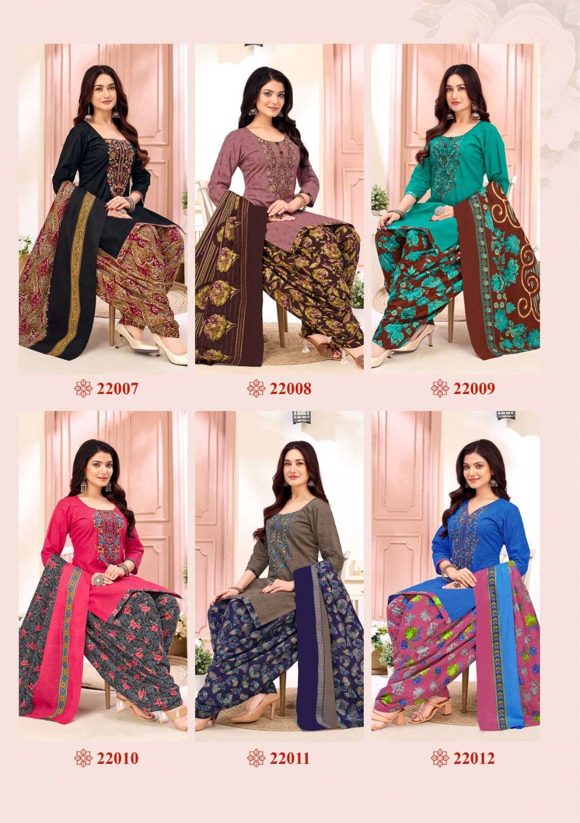 Balaji Cotton Raspberry Vol - 22 Cotton Dress Material Wholesale Surat India - Amrah Wholesale