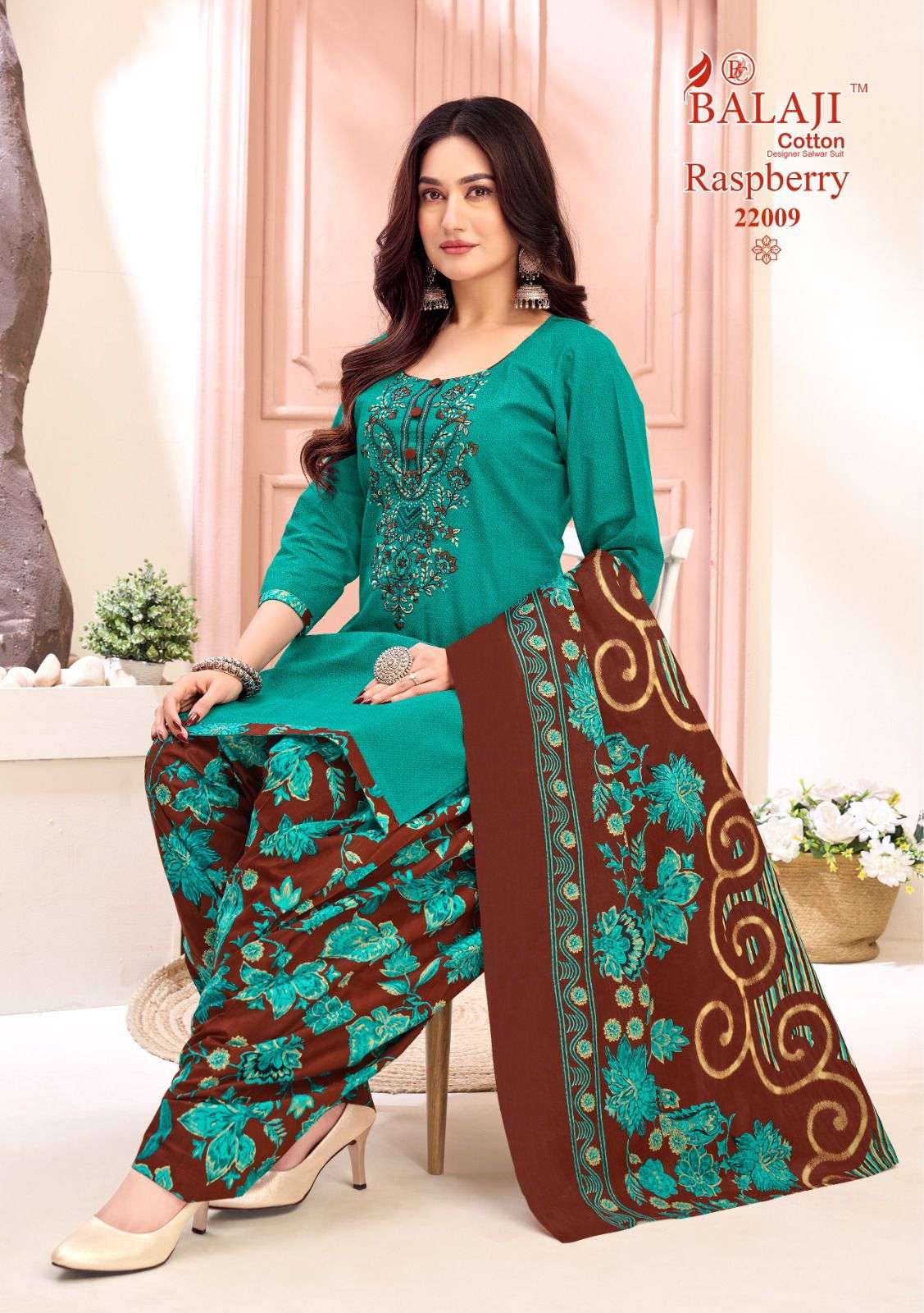 Balaji Cotton Raspberry Vol - 22 Cotton Dress Material Wholesale Surat India - Amrah Wholesale