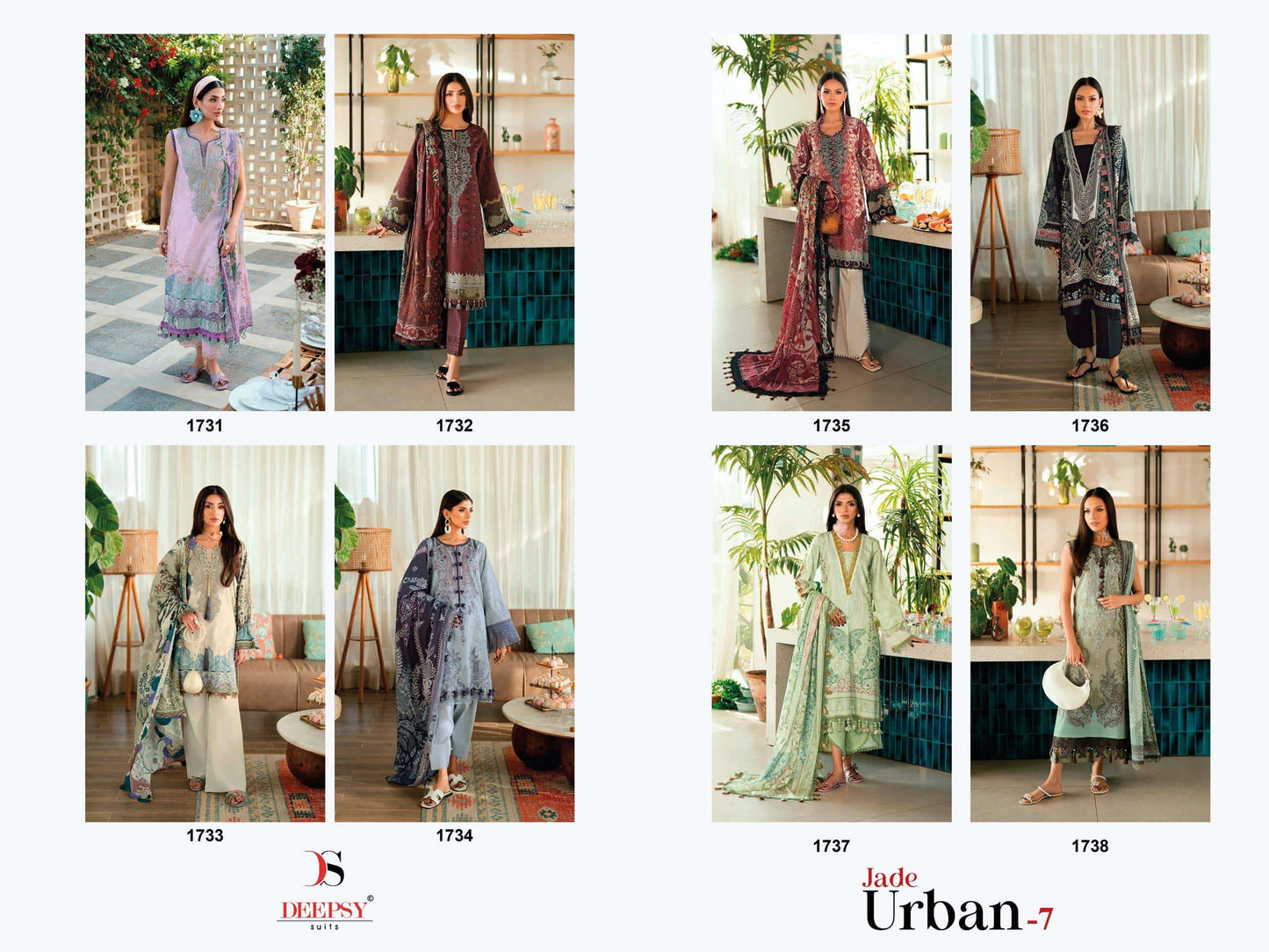 Deepsy Suit Jade Urbane Vol - 07 - Amrah Wholesale